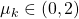 \mu_k \in (0,2)